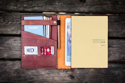 Leather Hobonichi Covers for Techo & Cousin by Galen Leather.